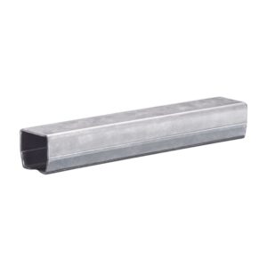 70x60x3,5mm úszókapu sín 5,8m - fekete